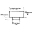 Load image into Gallery viewer, Holley Aluminum Marine Flame Arrestor - 350-600 CFM 720-11 - Dimension Reference