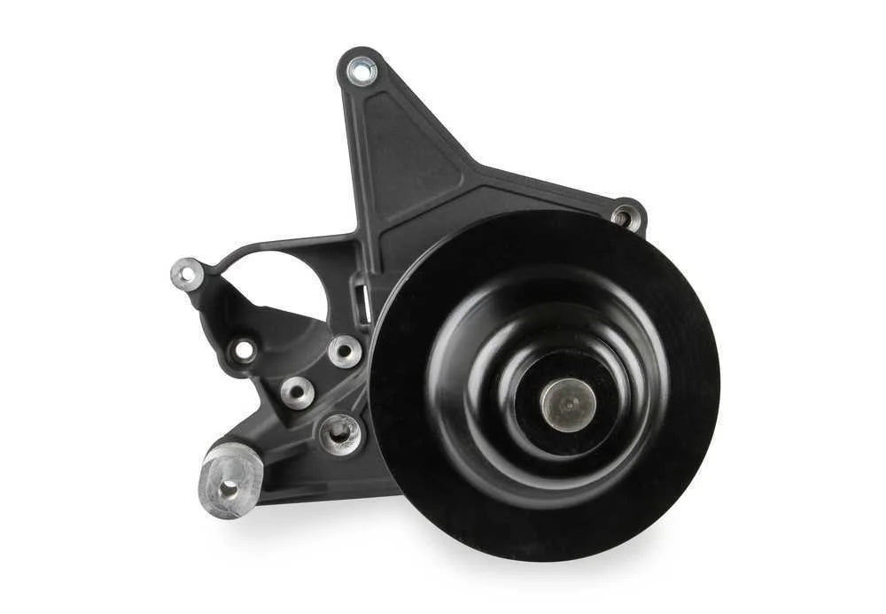 Holley BRACKET KIT P/S LONG SPACER NATURAL-BLACK FINISH 97-252BK fits LT4-W - Main Product View