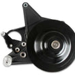Load image into Gallery viewer, Holley BRACKET KIT P/S LONG SPACER NATURAL-BLACK FINISH 97-334BK fits LT5-W - Main Product View