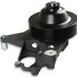 Load image into Gallery viewer, Holley BRACKET KIT P/S LONG SPACER NATURAL-BLACK FINISH 97-334BK fits LT5-W - Side View