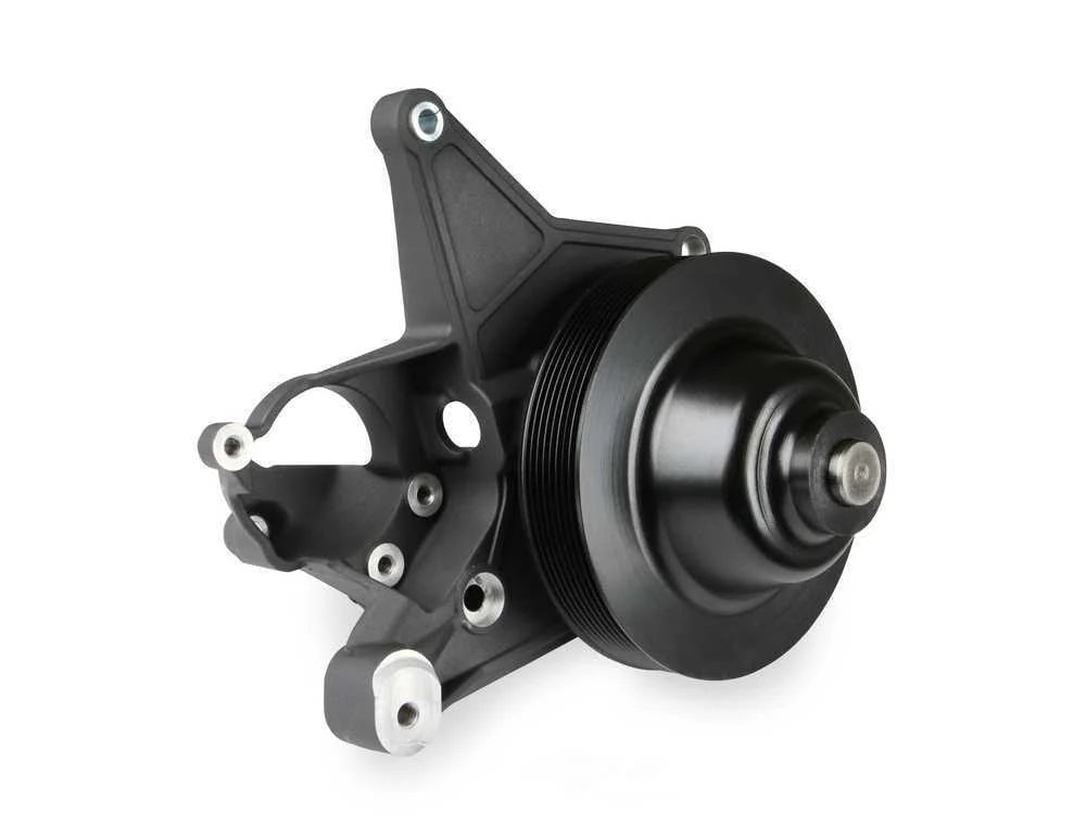 Holley BRACKET KIT P/S SHORT SPACER NATURAL-BLACK FINISH 97-253BK fits LT4-W - Side View