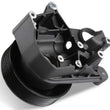Load image into Gallery viewer, Holley BRACKET KIT P/S SHORT SPACER NATURAL-BLACK FINISH 97-267BK fits LT5-W - Installation View