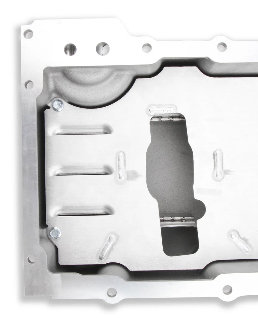 Holley Baffle Kit for 302-3, 302-3BK & 302-5 LS Swap Oil Pans - Back View