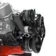 Load image into Gallery viewer, Holley Big Block Chevy Mid-Mount Complete Accessory System- Black Finish 20-242BK - Installation View