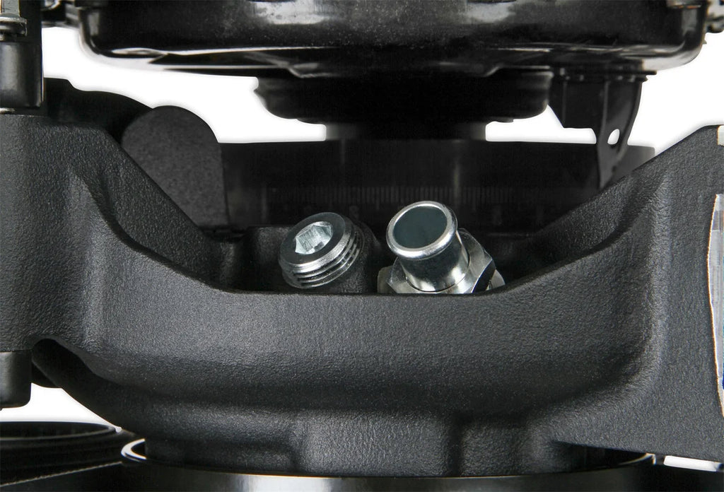 Holley Big Block Chevy Mid-Mount Complete Accessory System- Natural Finish 20-242 - Installation View