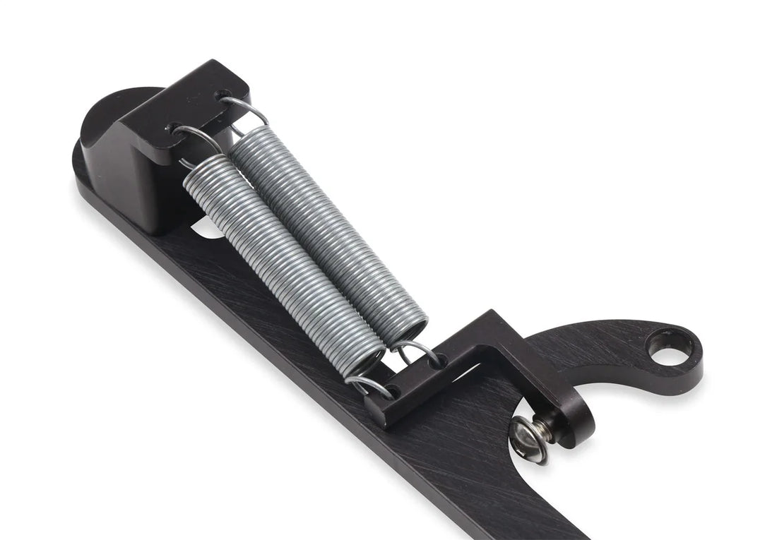 Holley Billet Aluminum Throttle Cable Bracket for 4500 with GM cable 20-266 - Side View