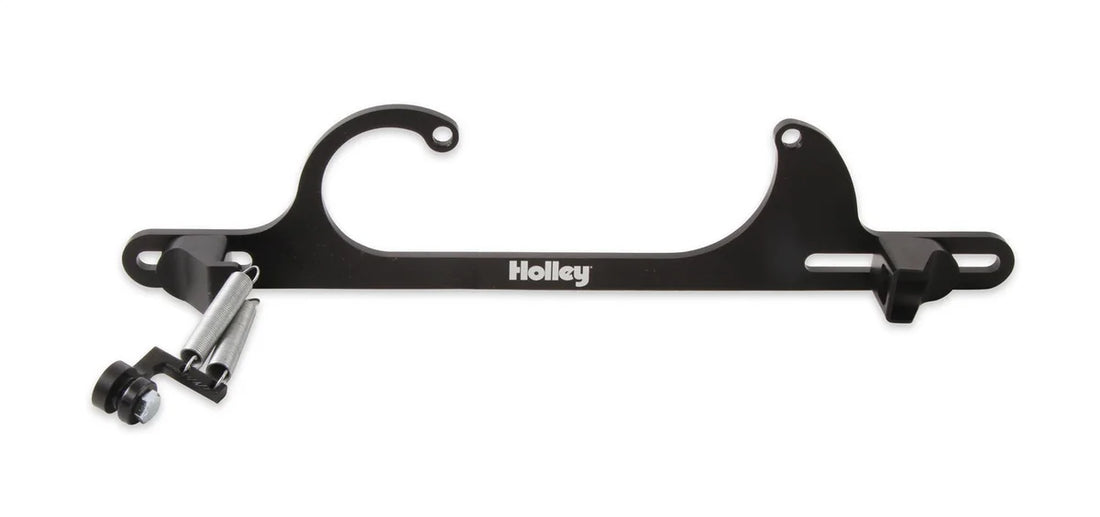 Holley Billet Aluminum Throttle Cable Bracket for GM cable 20-112 - Side View