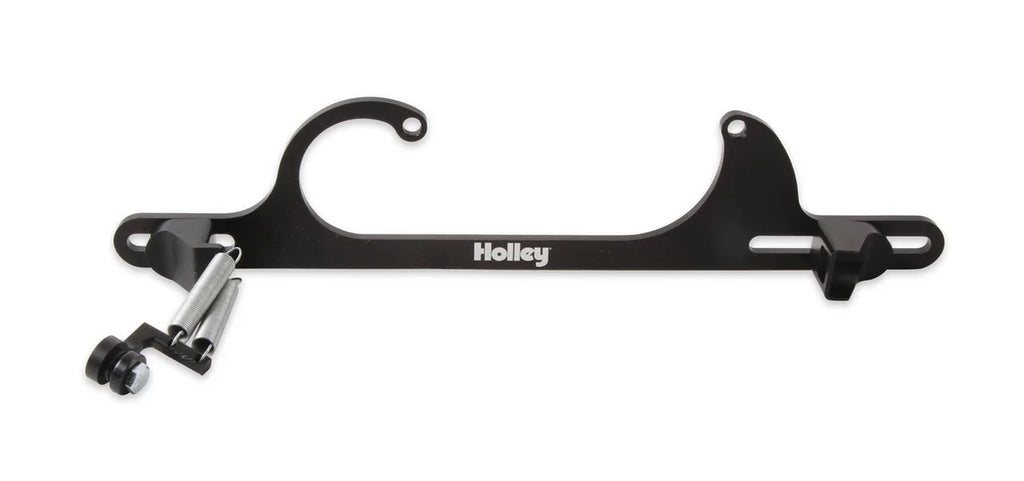 Holley Billet Aluminum Throttle Cable Bracket for GM cable 20-112 - Side View