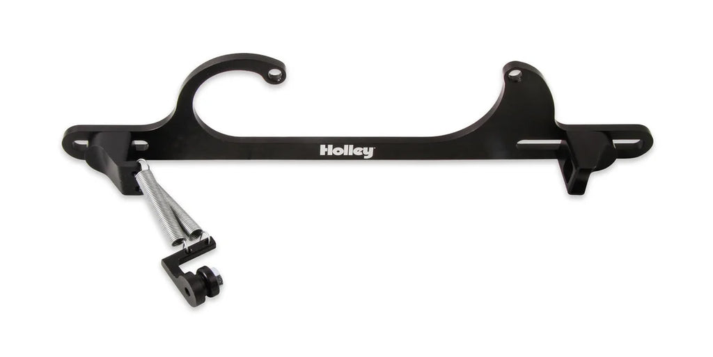 Holley Billet Aluminum Throttle Cable Bracket for GM cable 20-112 - Installation View