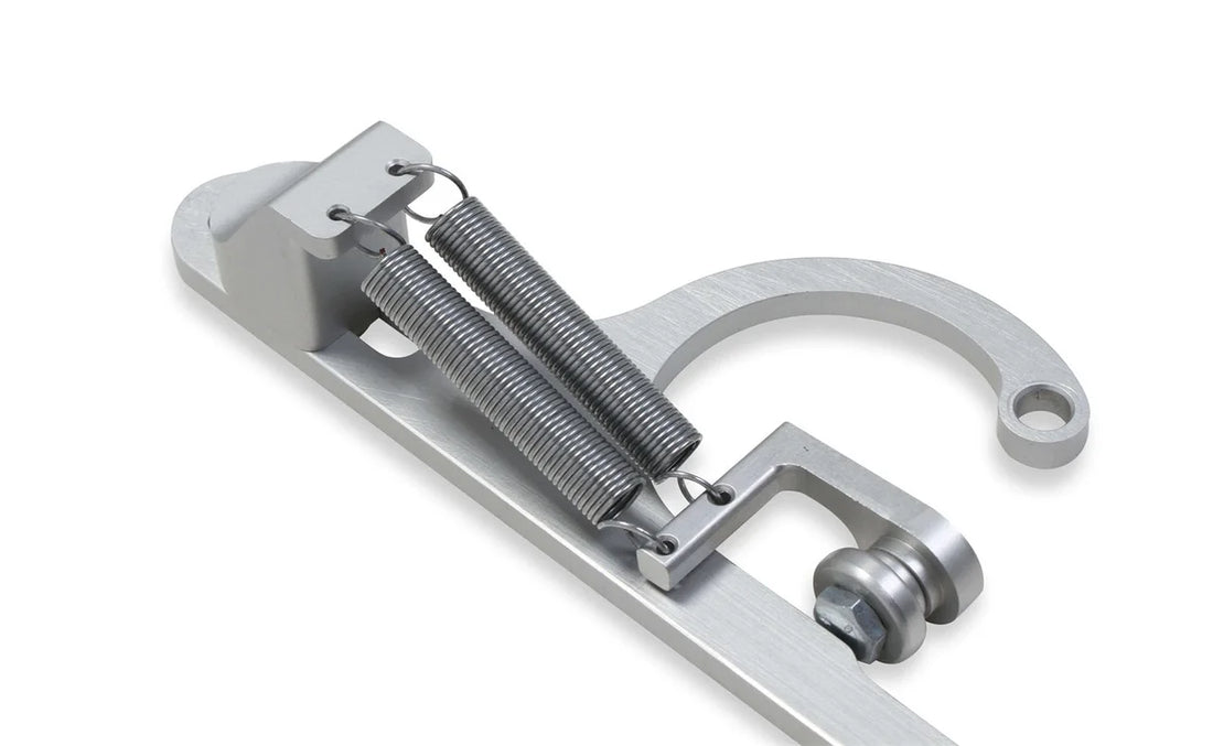 Holley Billet Aluminum Throttle Return with no throttle cable or kick down mounts 20-282 - Side View