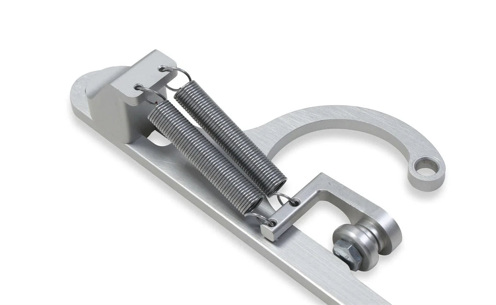 Holley Billet Aluminum Throttle Return with no throttle cable or kick down mounts 20-282 - Side View