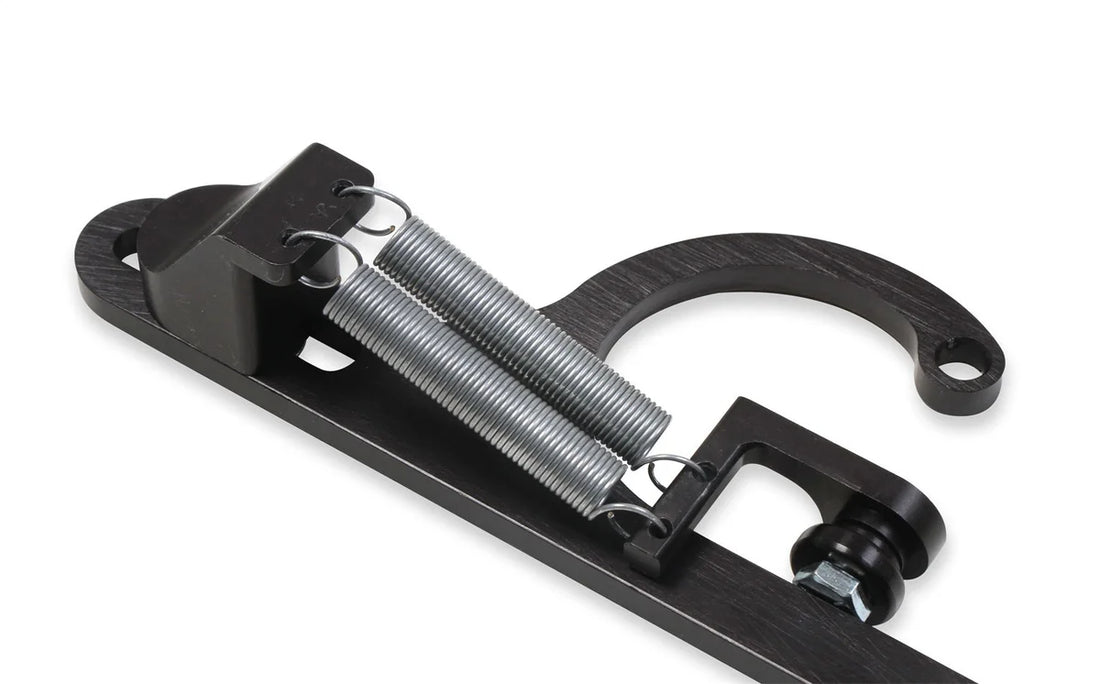 Holley Billet Aluminum Throttle Return with no throttle cable or kick down mounts 20-284 - Side View