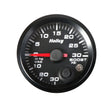 Load image into Gallery viewer, Holley Black 2-1/16" Boost/Vac -30inhg/30psi-Holley logo 26-606 - Main Product View