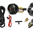 Load image into Gallery viewer, Holley Black 2-1/16" Boost/Vac -30inhg/30psi-Holley logo 26-606 - Side View