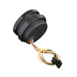 Load image into Gallery viewer, Holley Black 2-1/16" Transmission Temperature 60-260°F-Holley logo 26-605 - Back View