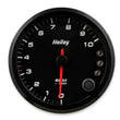 Load image into Gallery viewer, Holley Black 3-3/8" Tachometer 0-10K Standalone w/ Internal Shiftlight-Holley logo 26-617 - Main Product View