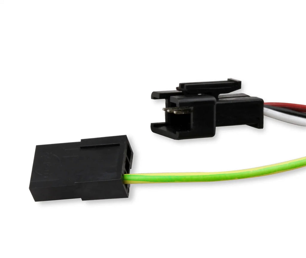 Holley Black 3-3/8" Tachometer 0-10K Standalone w/ Internal Shiftlight-Holley logo 26-617 - Back View