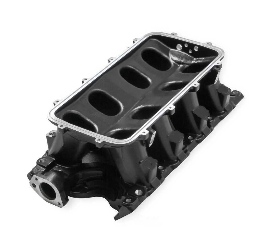 Holley Black (9.5" Deck) Hi-Ram Intake Manifold Base 300-243BK fits Ford 351W