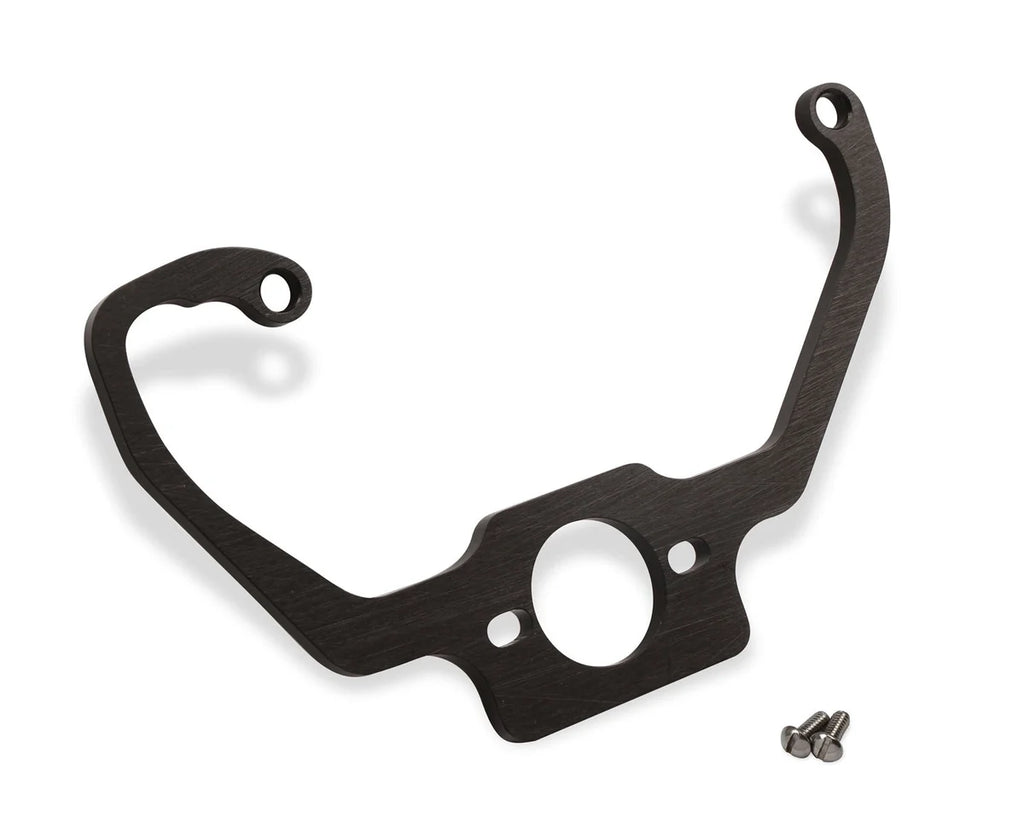 Holley Black Anodized Billet Regulator bracket for 4150/4160 carburetors 20-275 - Main Product View