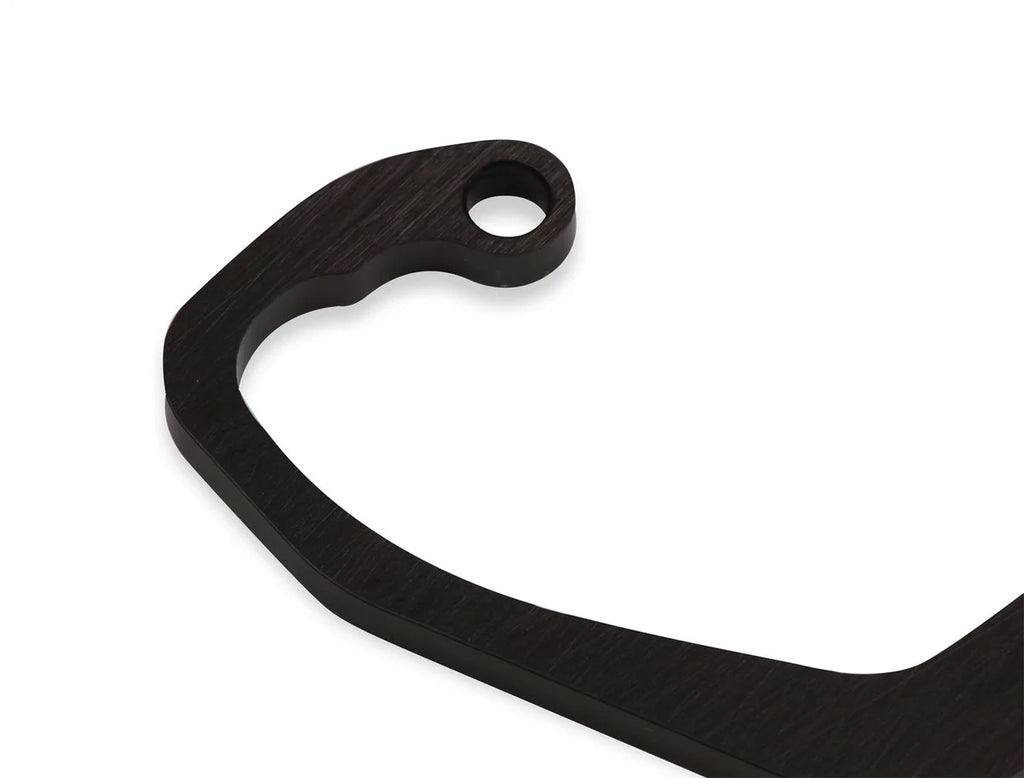 Holley Black Anodized Billet Regulator bracket for 4150/4160 carburetors 20-275 - Side View