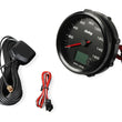 Load image into Gallery viewer, Holley Black Face, 3-3/8" 160 MPH GPS Speedometer (with Odometer) 26-612 - Side View