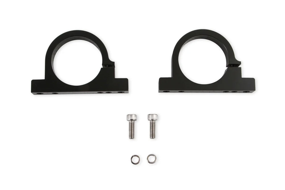 Holley Black Mounting Bracket HP and VR Series Billet Fuel Filters 162-574 - Side View