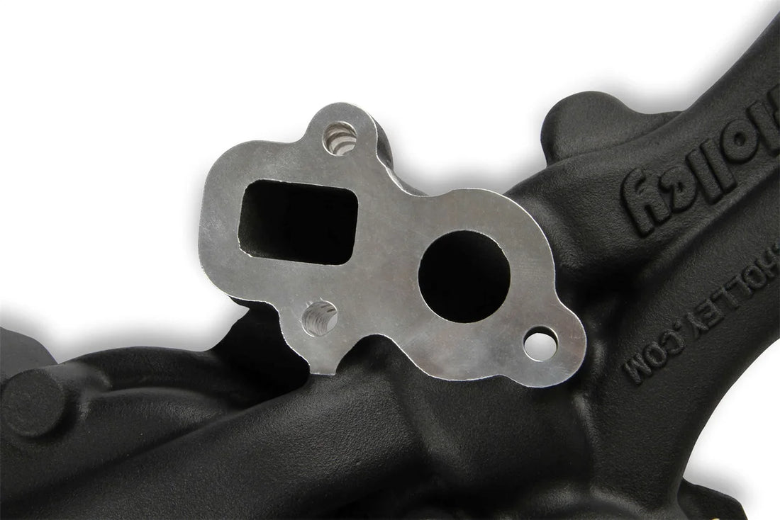 Holley Bracket Kit GM LT4 Dry System. Black 97-251BK - Installation View