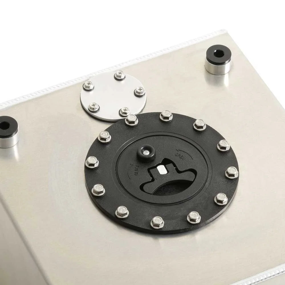 Holley CLEARANCE ITEM / ALL SALES FINAL - Flat Bottom, (12 x 12 x 8.5)" 19-201 - Side View