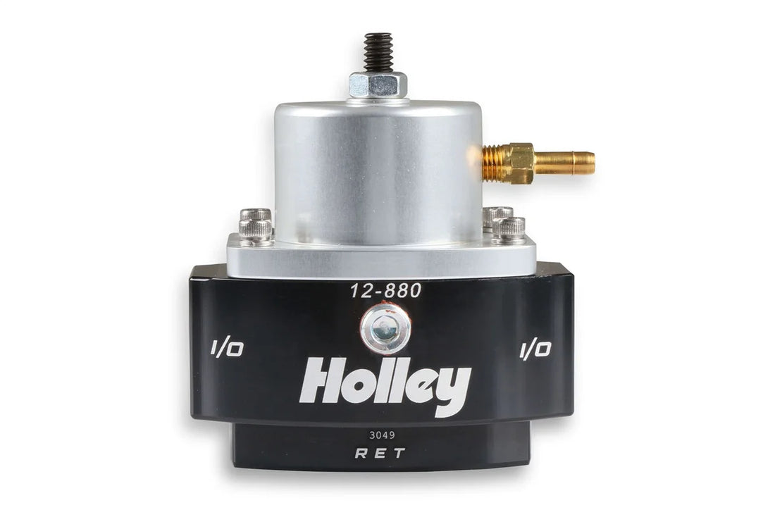 Holley Carb/EFI Adjustable Billet By-Pass Regulator-6AN Kit 12-880KIT - Back View