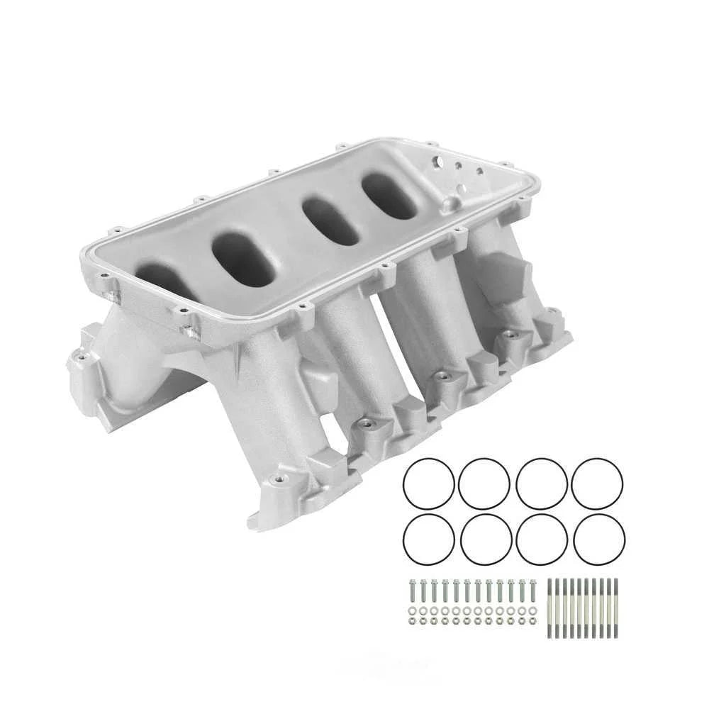 Holley Carbureted Base Only (Plenum-Top-Mounting Fabrication Flange Available) 300-213 - Side View
