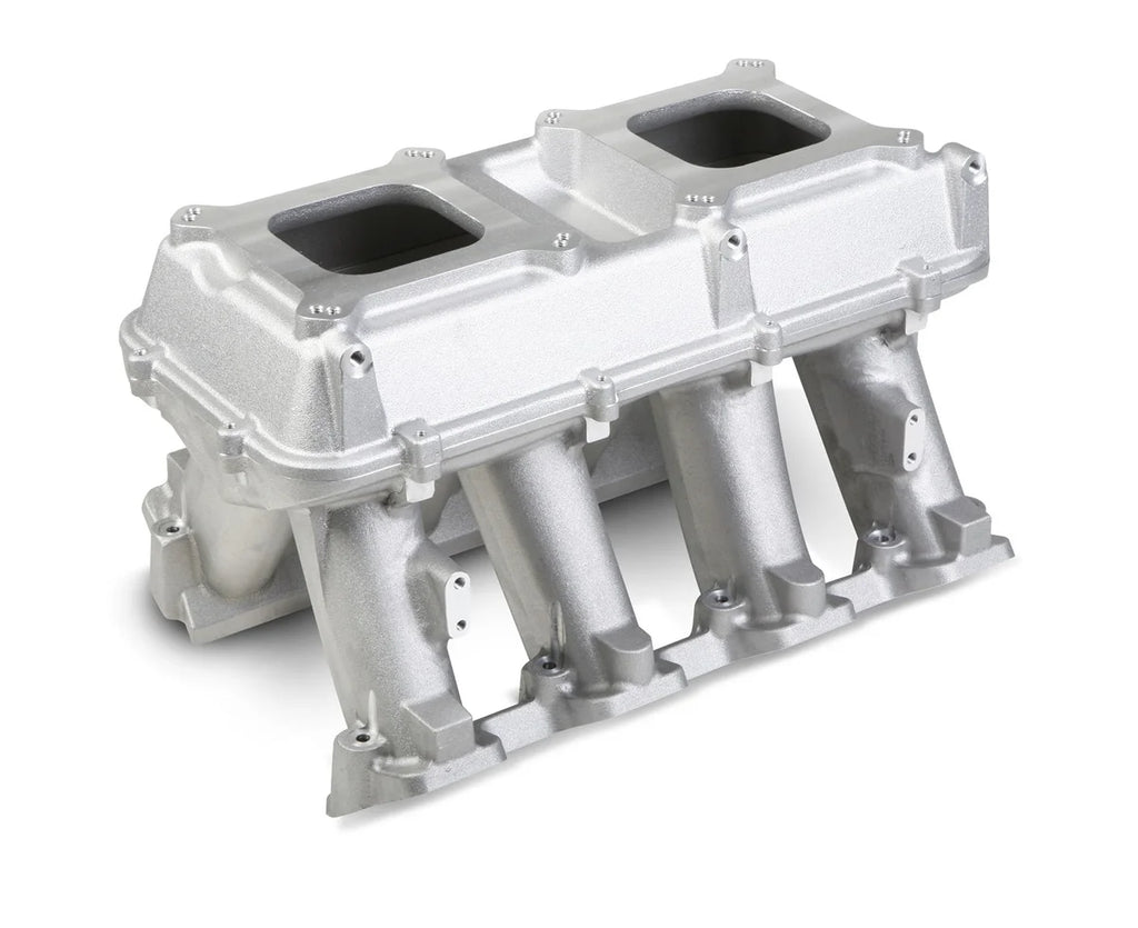 Holley Carbureted Hi-Ram Intake, 2 x 4150™ (sideways and inline mounting) 300-113 - Main Product View