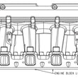 Load image into Gallery viewer, Holley Carbureted Hi-Ram Intake, 2 x 4150™ (sideways and inline mounting) 300-113 - Dimension Reference