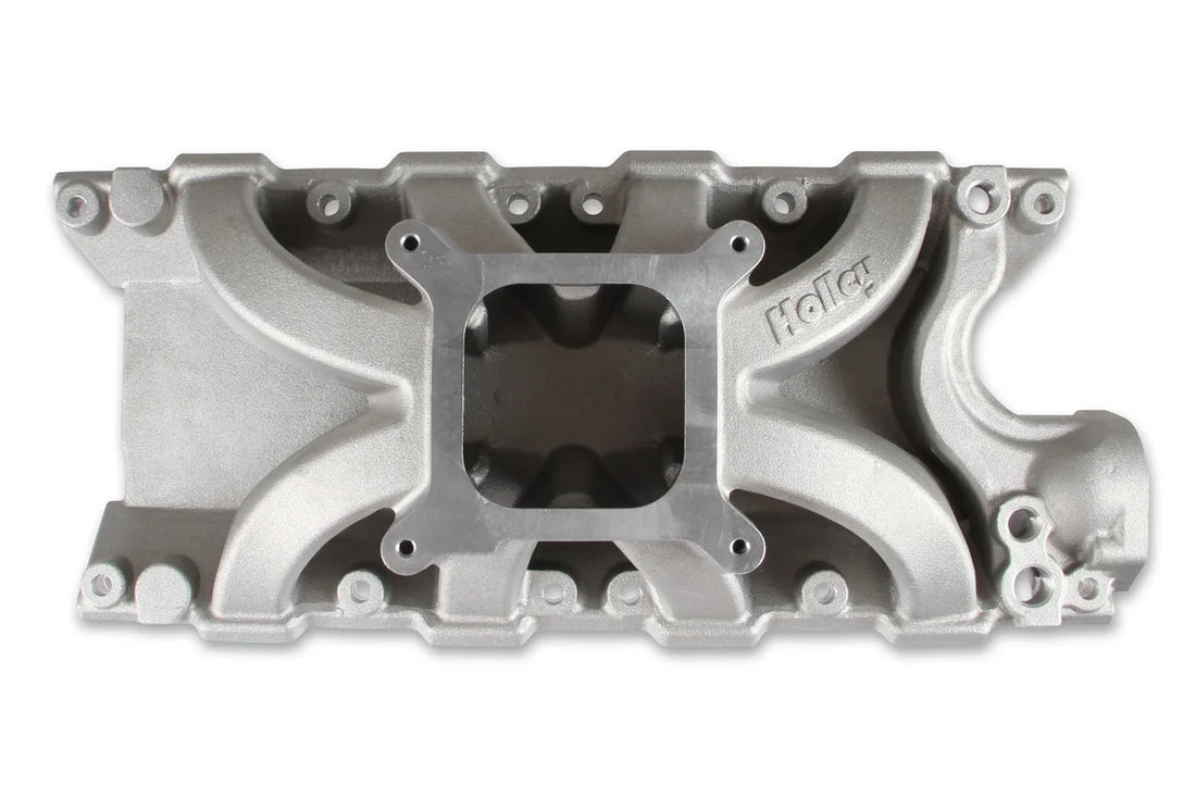 Holley Carbureted Single Plane Intake Manifold Small Block Ford 289-347 300-277 - Back View