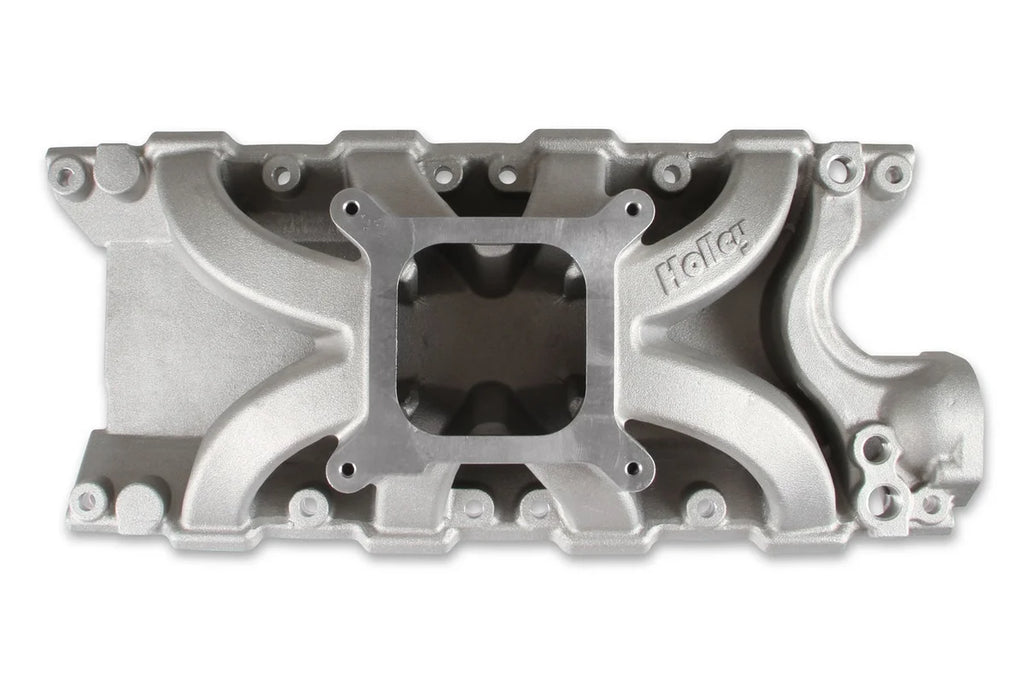 Holley Carbureted Single Plane Intake Manifold Small Block Ford 289-347 300-277 - Back View