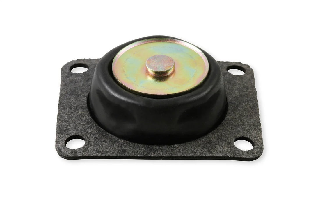 Holley Carburetor Diaphragm Diaphragms 50cc  (black) Rubber w/o Screws 135-7 - Installation View