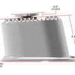 Load image into Gallery viewer, Holley Cast Aluminum Tall M/T Valve Cover for BBC Engines, Polished Finish 241-151 - Back View