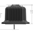 Load image into Gallery viewer, Holley - Center Bolt - Satin Black Machined 241-247 - Side View