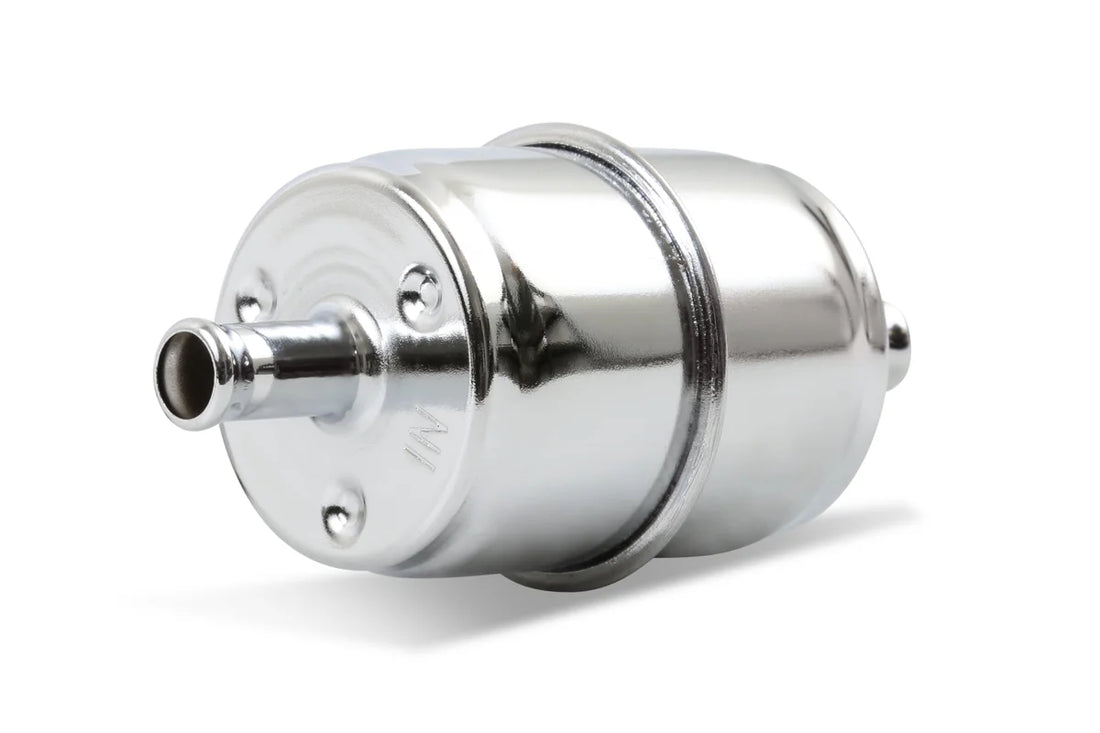 Holley Chrome Fuel Filter - Detail View