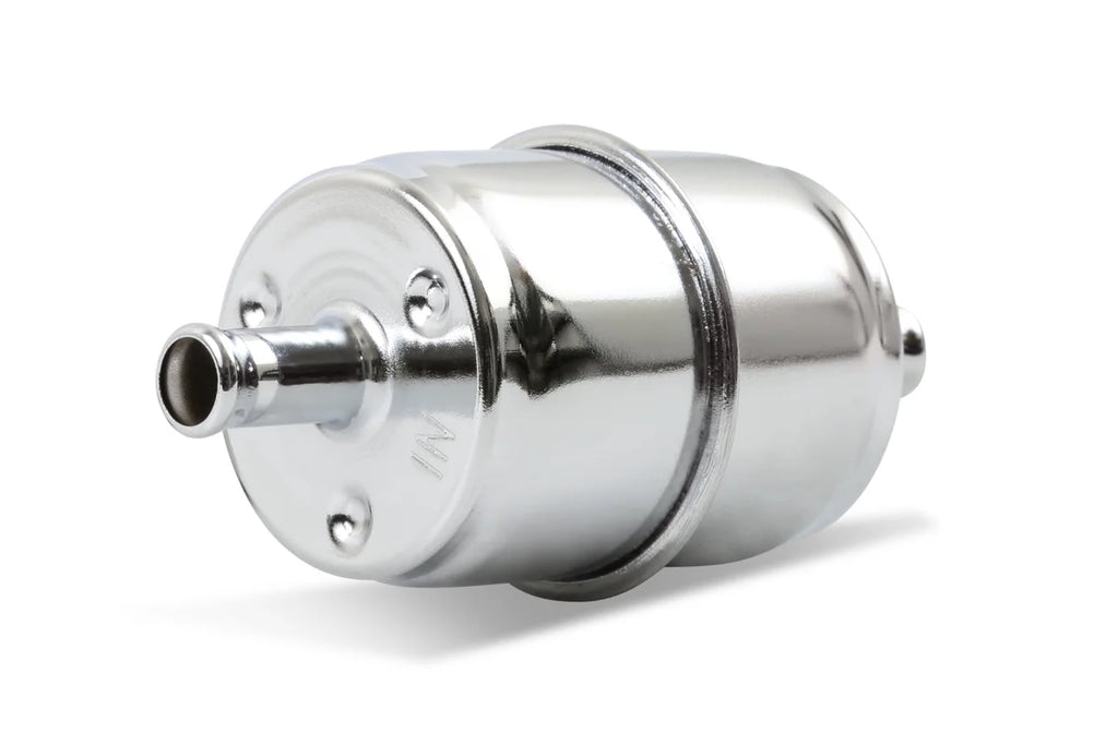 Holley Chrome Fuel Filter - Detail View