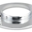 Load image into Gallery viewer, Holley Chrome Round 10" Air Cleaner Assembly, Fits Carburetors w/5.125" Dia. Neck 120-145 - Back View