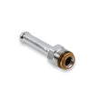 Load image into Gallery viewer, Holley Chrome Universal straight fitting 3/8" hose to 5/8"-18 inverted flare - Side View