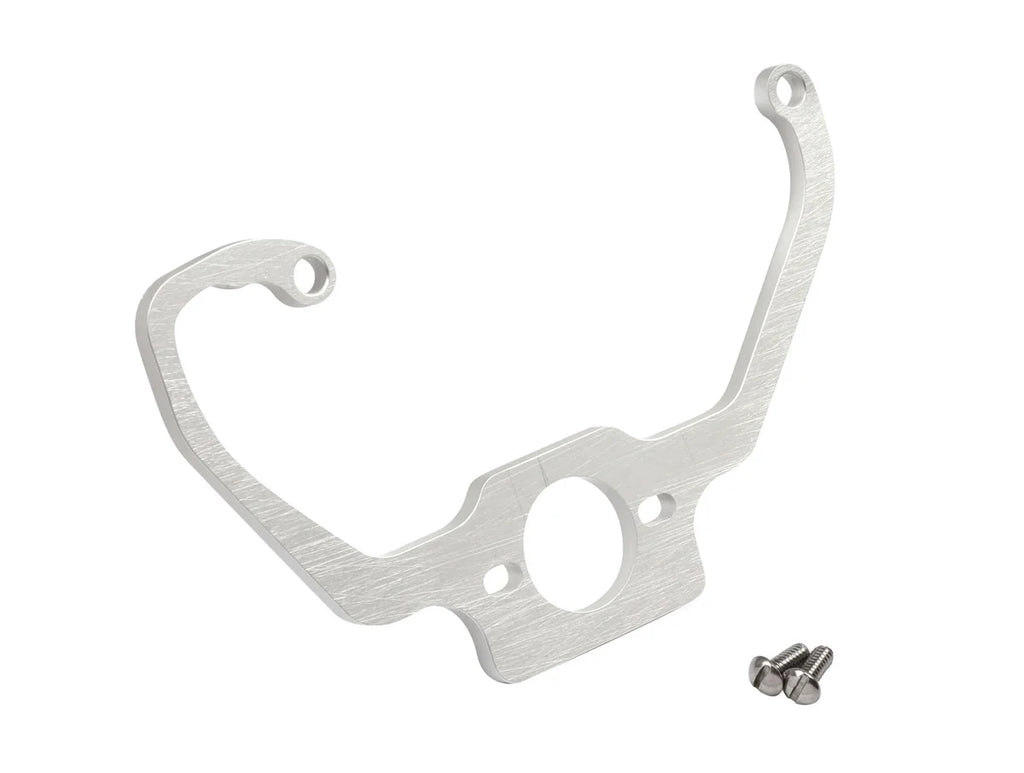 Holley Clear Anodized Billet Regulator bracket for 4150/4160 carburetors 20-259 - Main Product View
