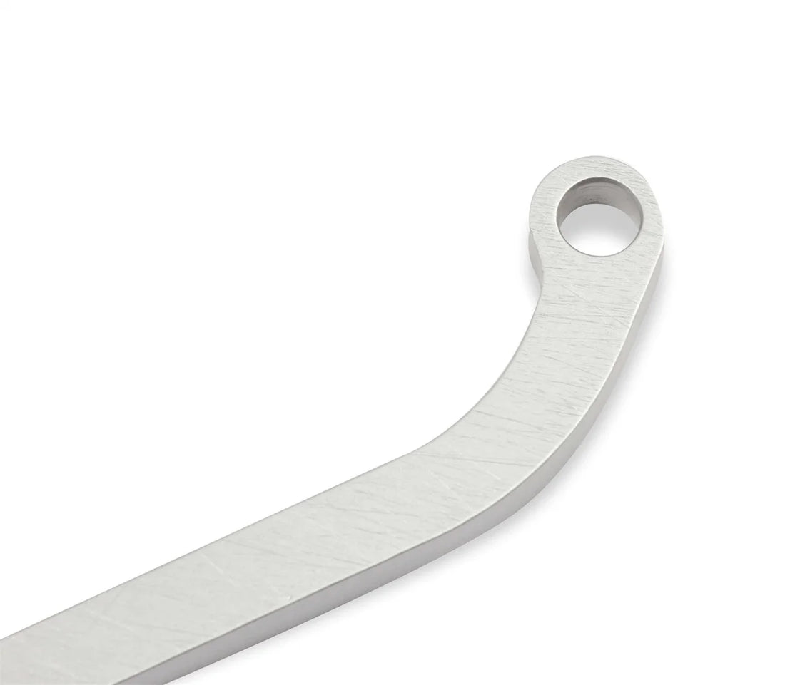 Holley Clear Anodized Billet Regulator bracket for 4150/4160 carburetors 20-259 - Detail View