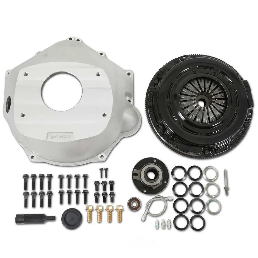 Holley Complete Transmission Installation Kit - 6-Bolt LS Engine to TKX / TKO 319-504 - Main Product View