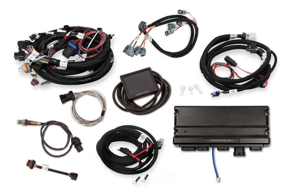 Holley EFI 24x Crank - 1x Cam - EV6 Injectors - Transmission Control - 3.5 in. Touchscreen 550-919 - Additional View 5