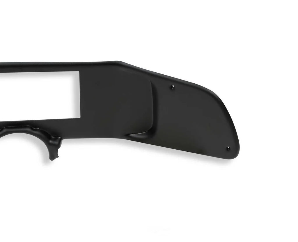 Holley EFI 6.86" Dash Panel - Black 553-407 fits 1970-1978 Chevrolet Camaro - Back View