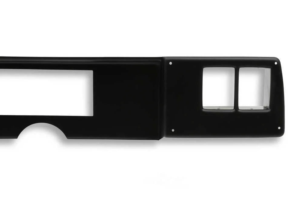 Holley EFI 6.86" Dash Panel - Black 553-408 fits 1979-1981 Chevrolet Camaro - Back View