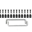 Load image into Gallery viewer, Holley EFI 6.86" Dash Panel - Black 553-419 fits 1967-1972 Chevrolet / GMC - Side View