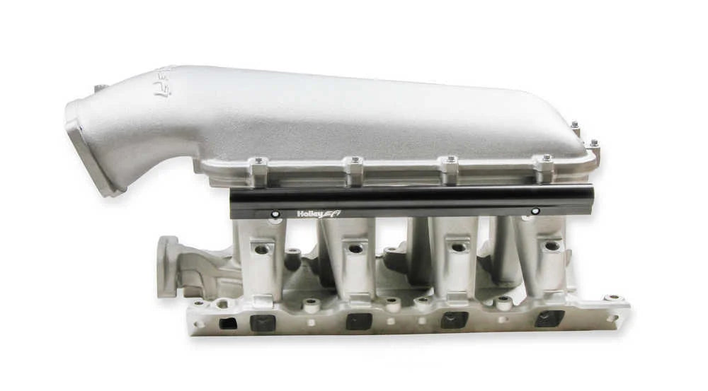 Holley EFI 8.2" Hi-Ram Intake Manifold 95mm Throttle Body Flange Top. 300-272 fits Ford SBF / LS - Additional View 5