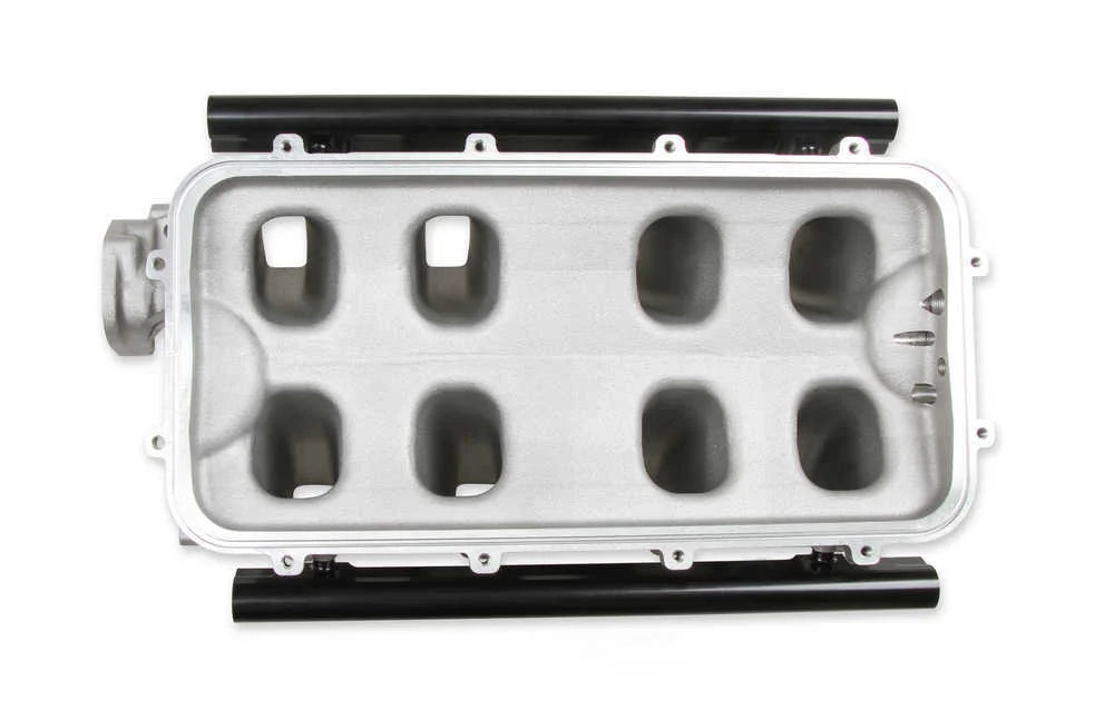 Holley EFI 8.2" Hi-Ram Intake Manifold 95mm Throttle Body Flange Top. 300-272 fits Ford SBF / LS - Additional View 9